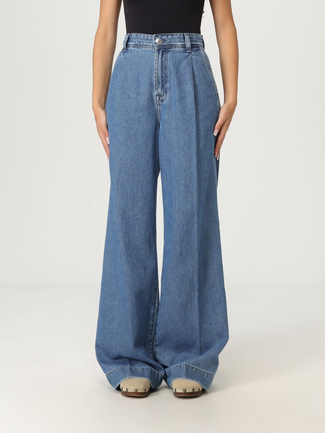 Jeans Woman color Denim