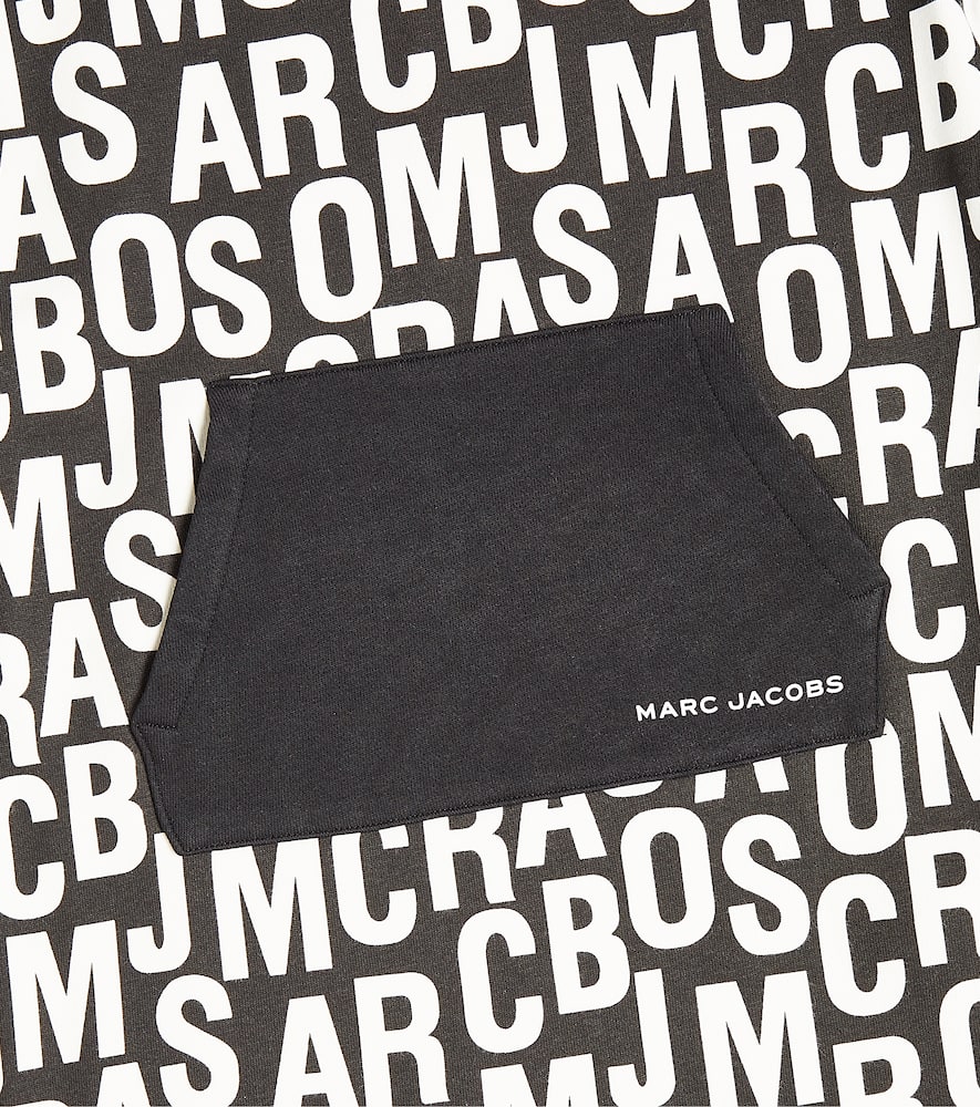 Marc Jacobs Kids Logo hooded jersey sweater dress