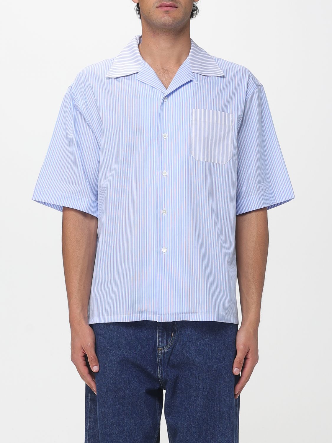 Shirt Men color Blue