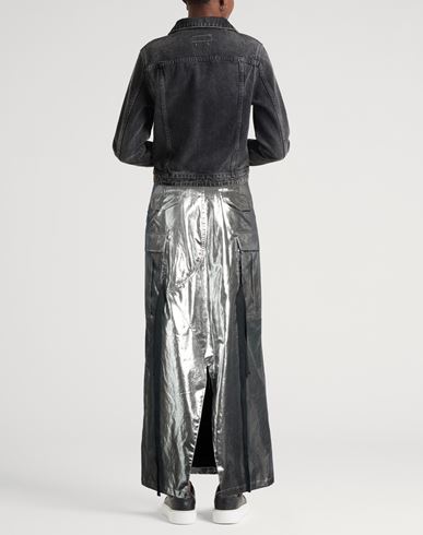 Junya Watanabe Comme Des Garçons Woman Maxi skirt Silver Size L Cotton