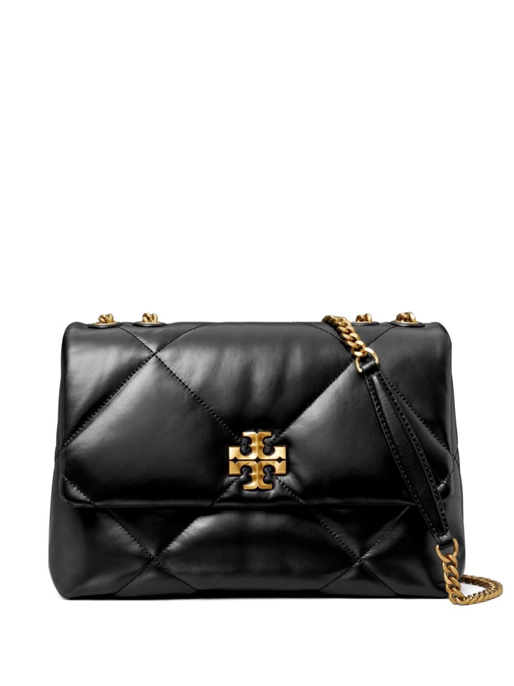 Kira quilted shoulder bag - Black