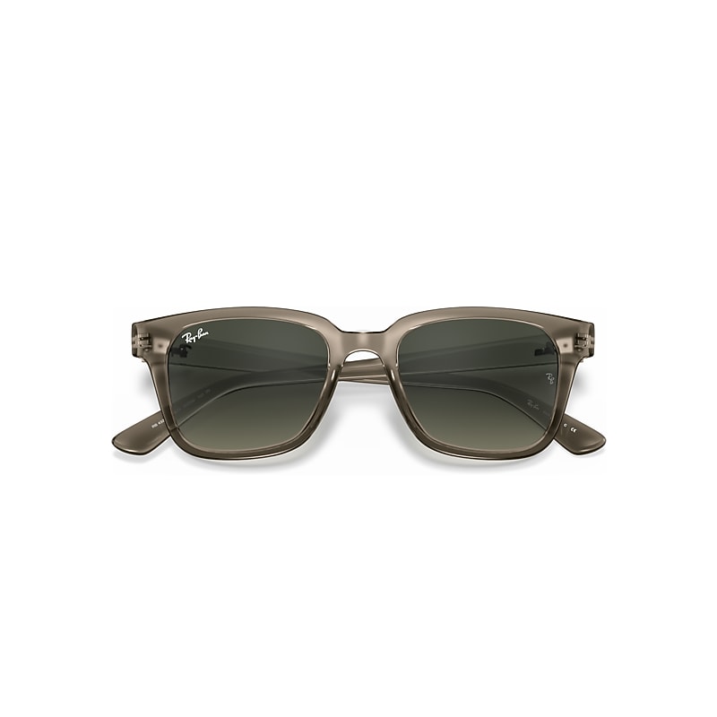 Ray-Ban Rb4323 Sunglasses Transparent Grey Frame Grey Lense