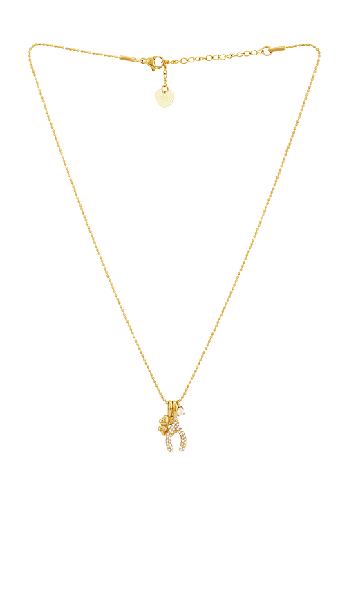 BRACHA Lucky Wish Necklace in Metallic Gold