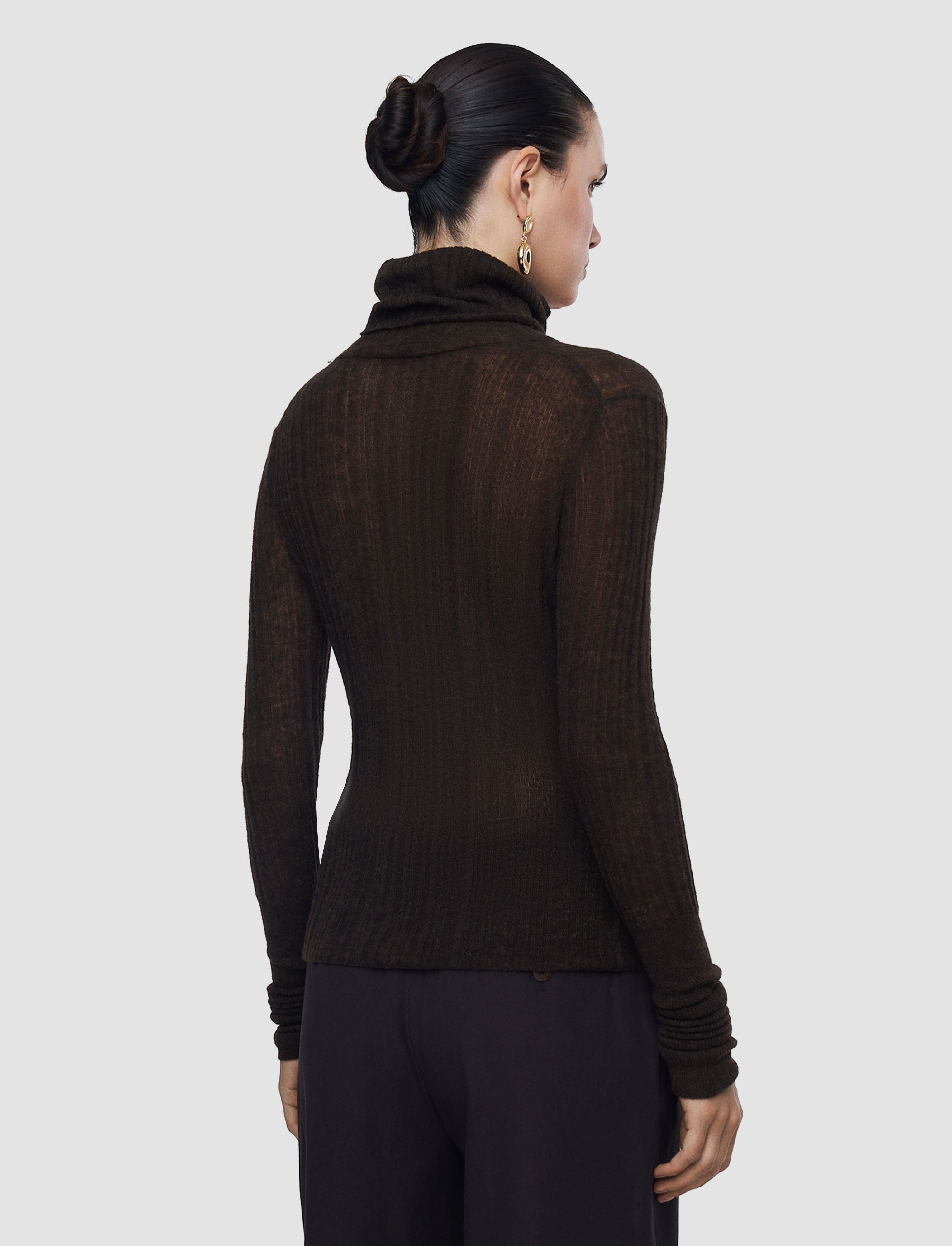 Molony Sheer Wool Rib Jumper - M