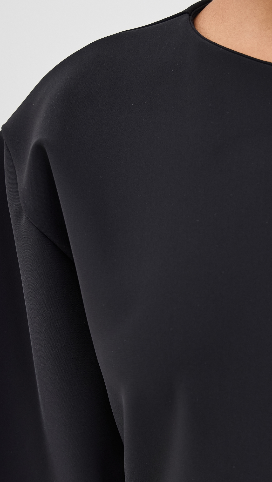 Modern Scuba Dress Black