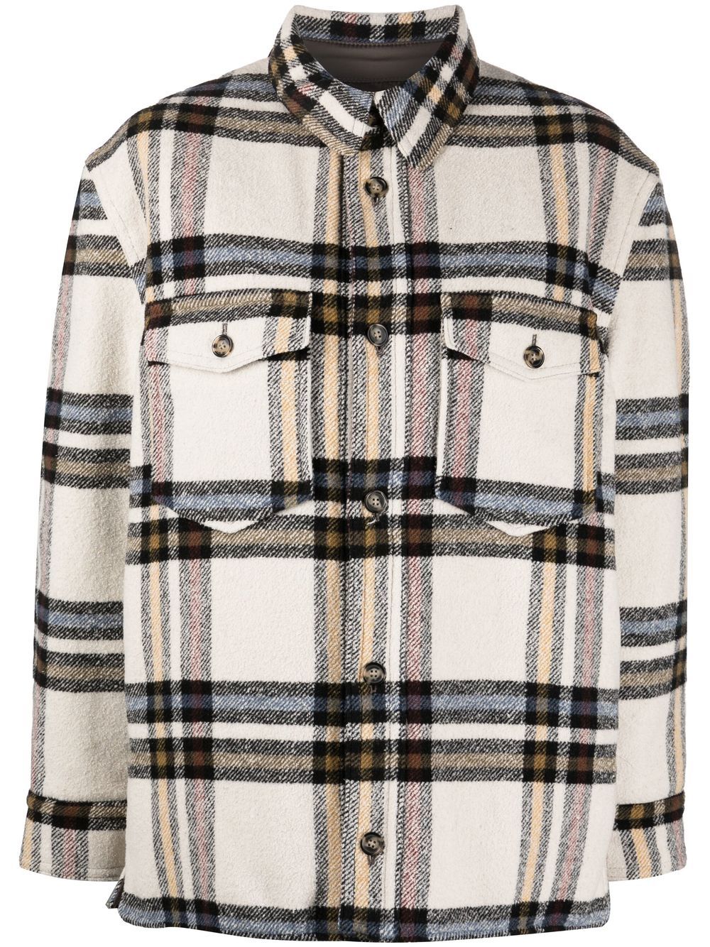 Every padded oversized coat - White