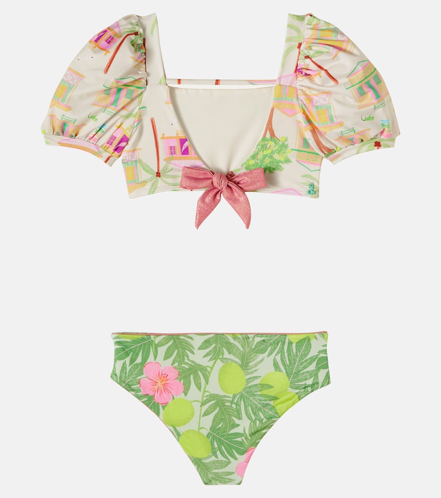 Bubble printed bikini