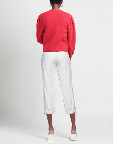 Woman Pants White Size 10 Cotton, Viscose