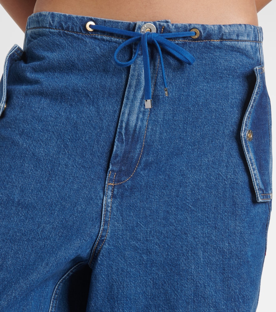 Parachute mid-rise wide-leg jeans