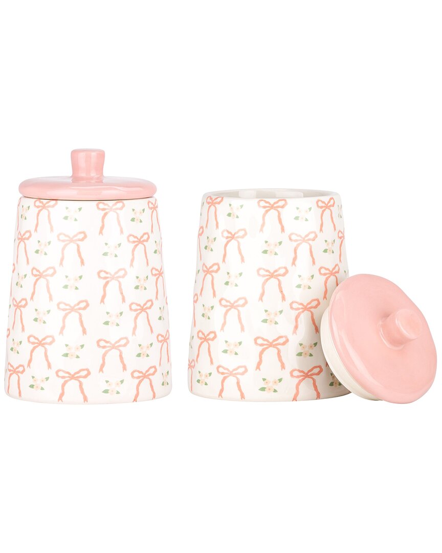Set Of 2 Bella Canisters