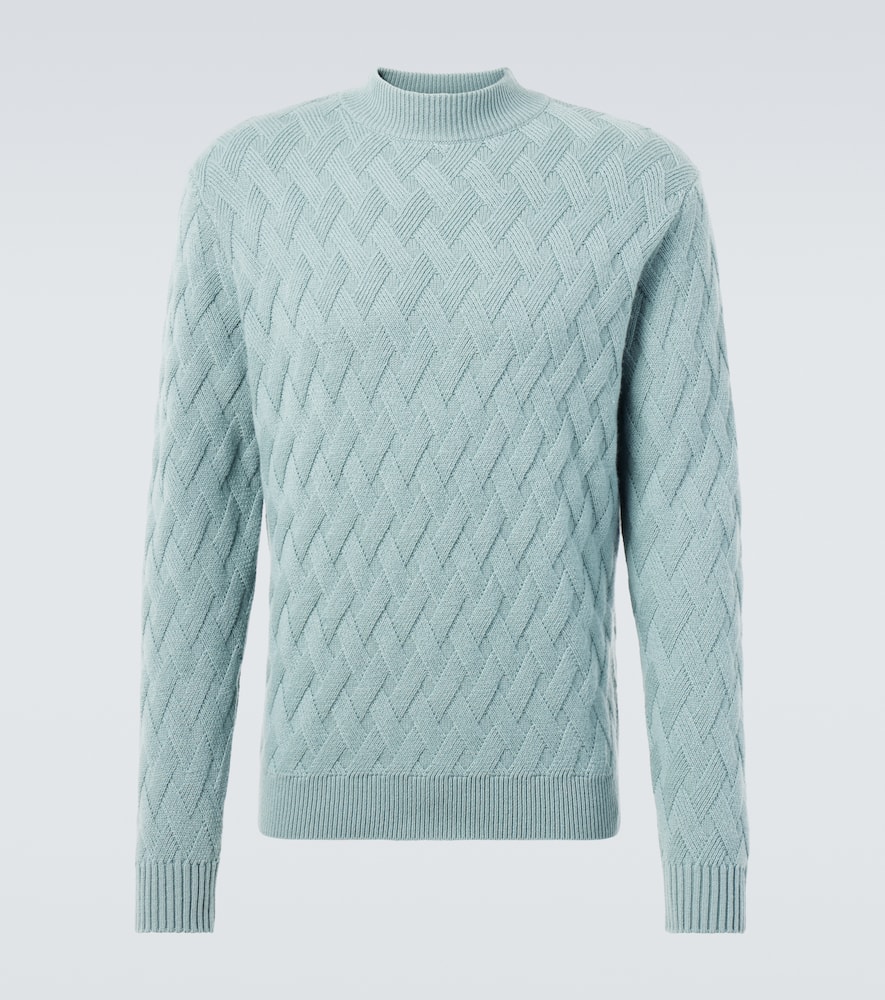 Wool and cashmere sweater