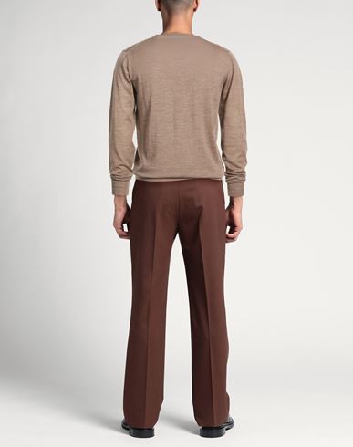 Man Sweater Light brown Size 42 Merino Wool
