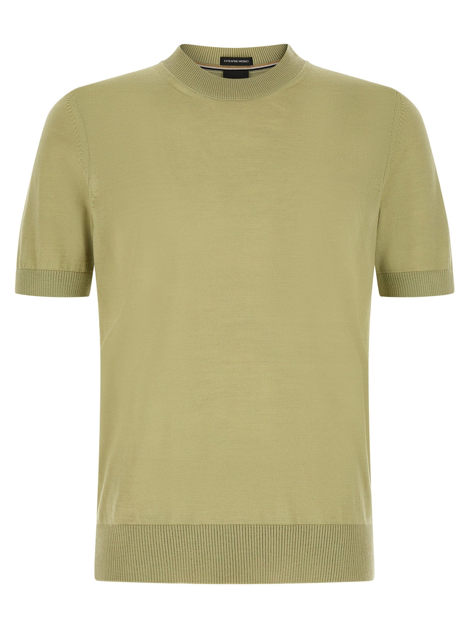 Extra-Fine Merino Wool T-shirt — sage green