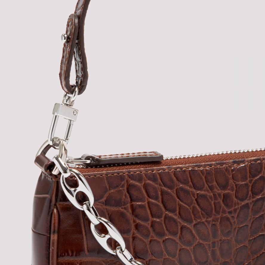 Mini Rachel Silver Flat Shoulder Bag
