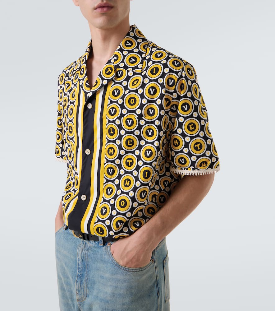 Bulles Royales cotton poplin bowling shirt