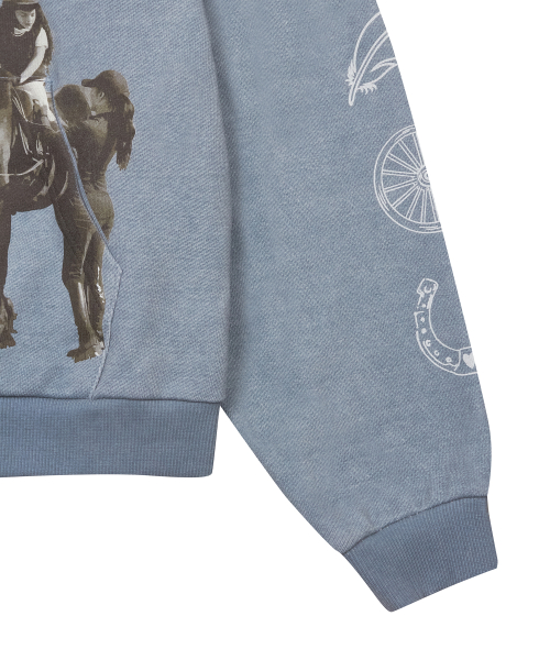 L21 SNOW FUR HOOD ZIP-UP