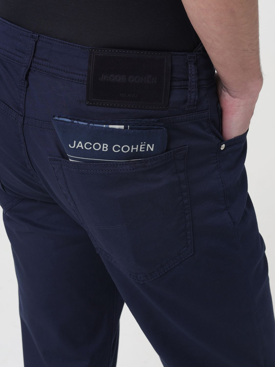 Pants Men color Blue