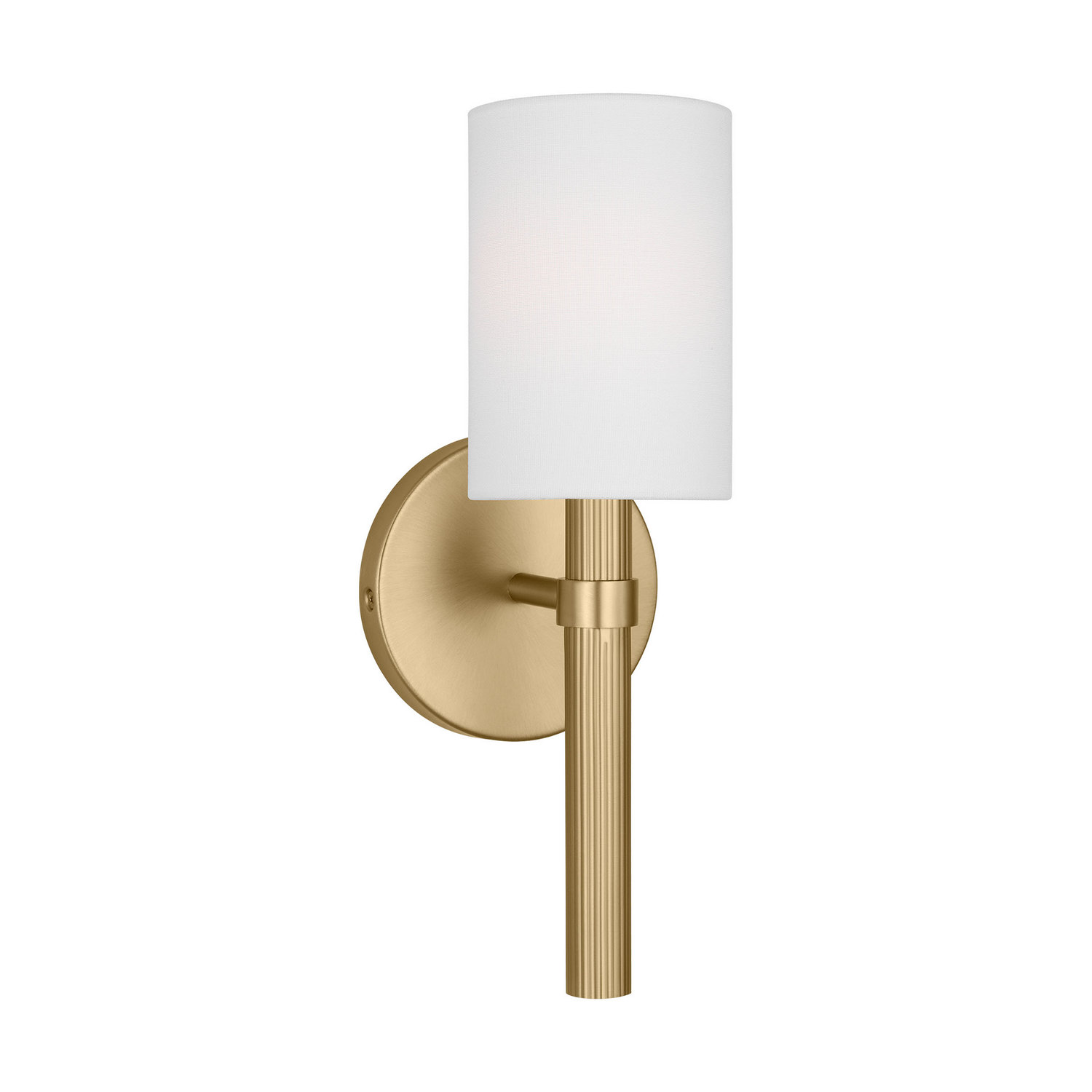 Satin Brass Wall Sconce from the Manor Collection