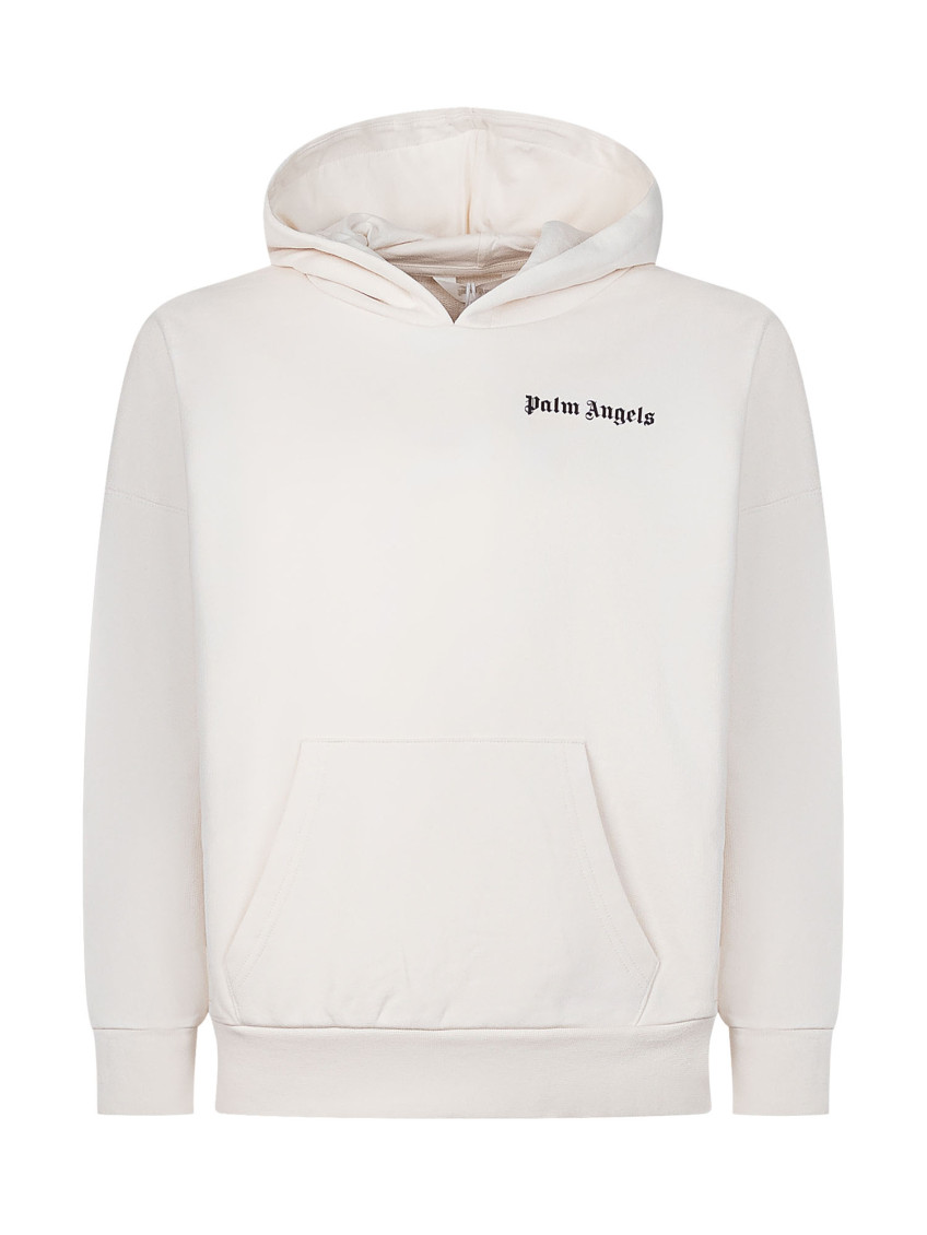 Kids White Logo Hoodie