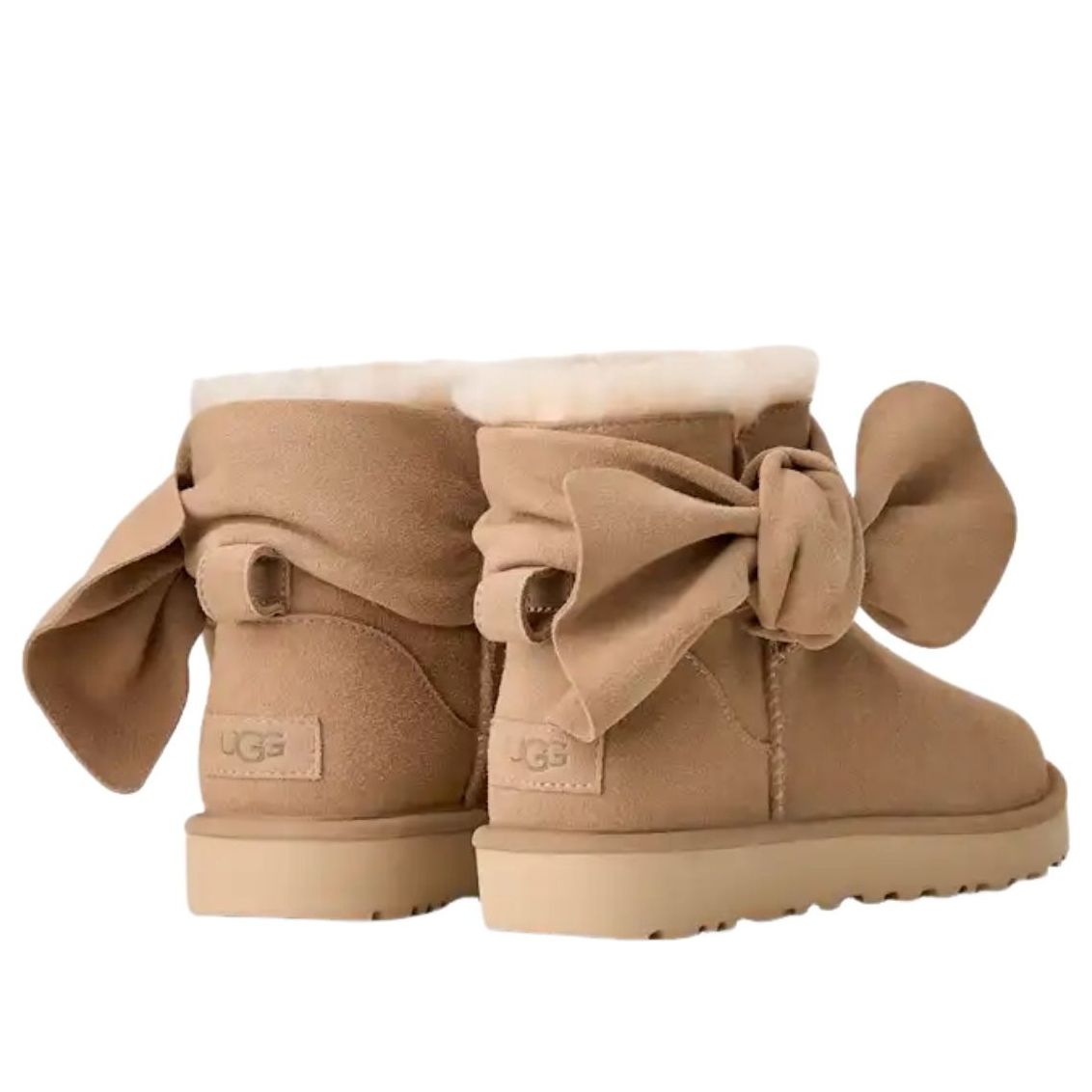 (WMNS) Classic Mini Bow Boot 'Sand'