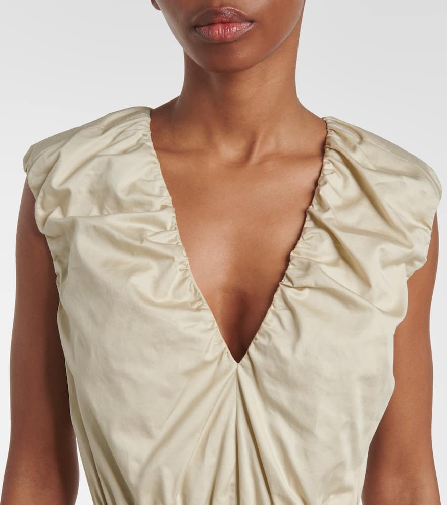 Cotton midi dress