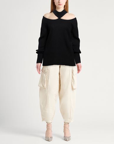 Woman Turtleneck Black Size M Virgin Wool