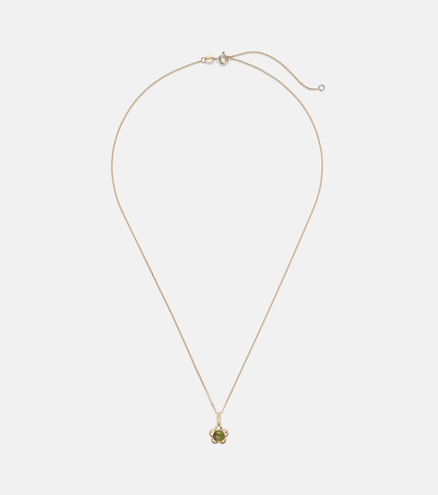 Kensington 14kt gold necklace with peridot