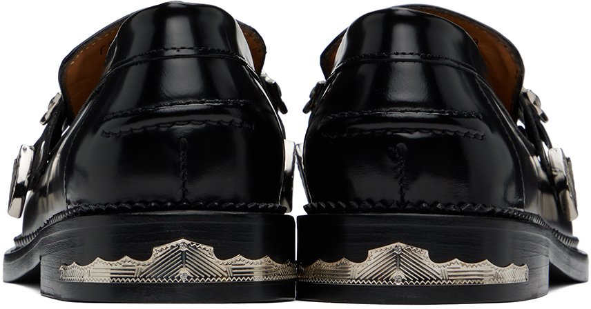 Toga Virilis Black Metal Loafers