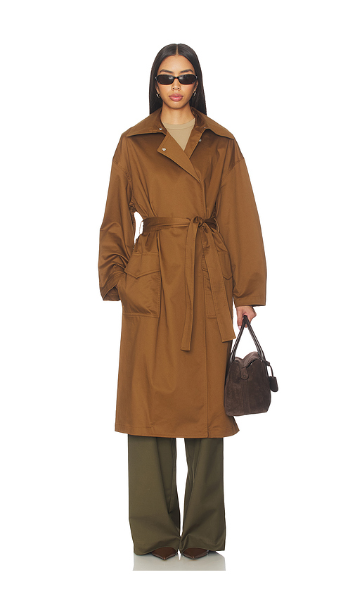 Rag & Bone Rue Cotton Trench - Brown. S. Also - XS