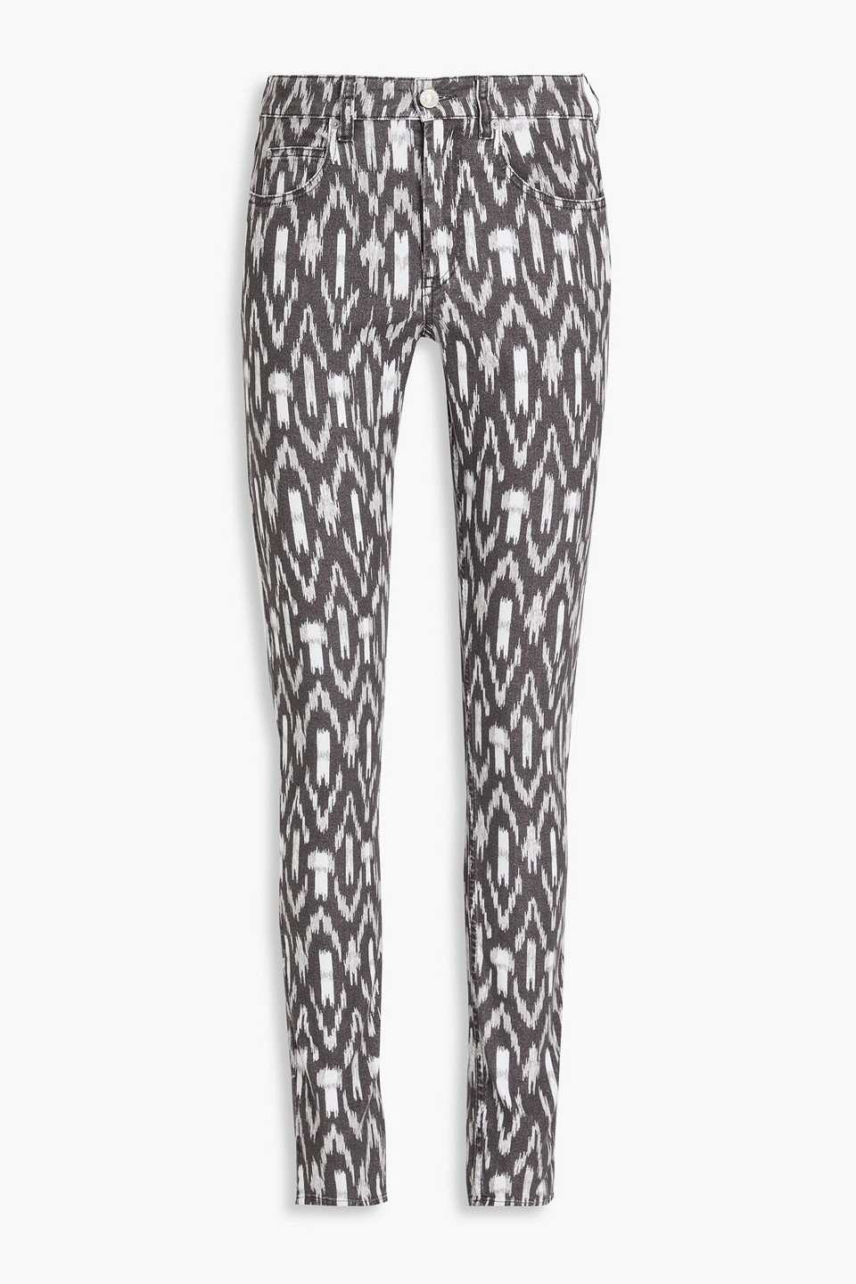 Jasperi skinny-leg printed denim jeans