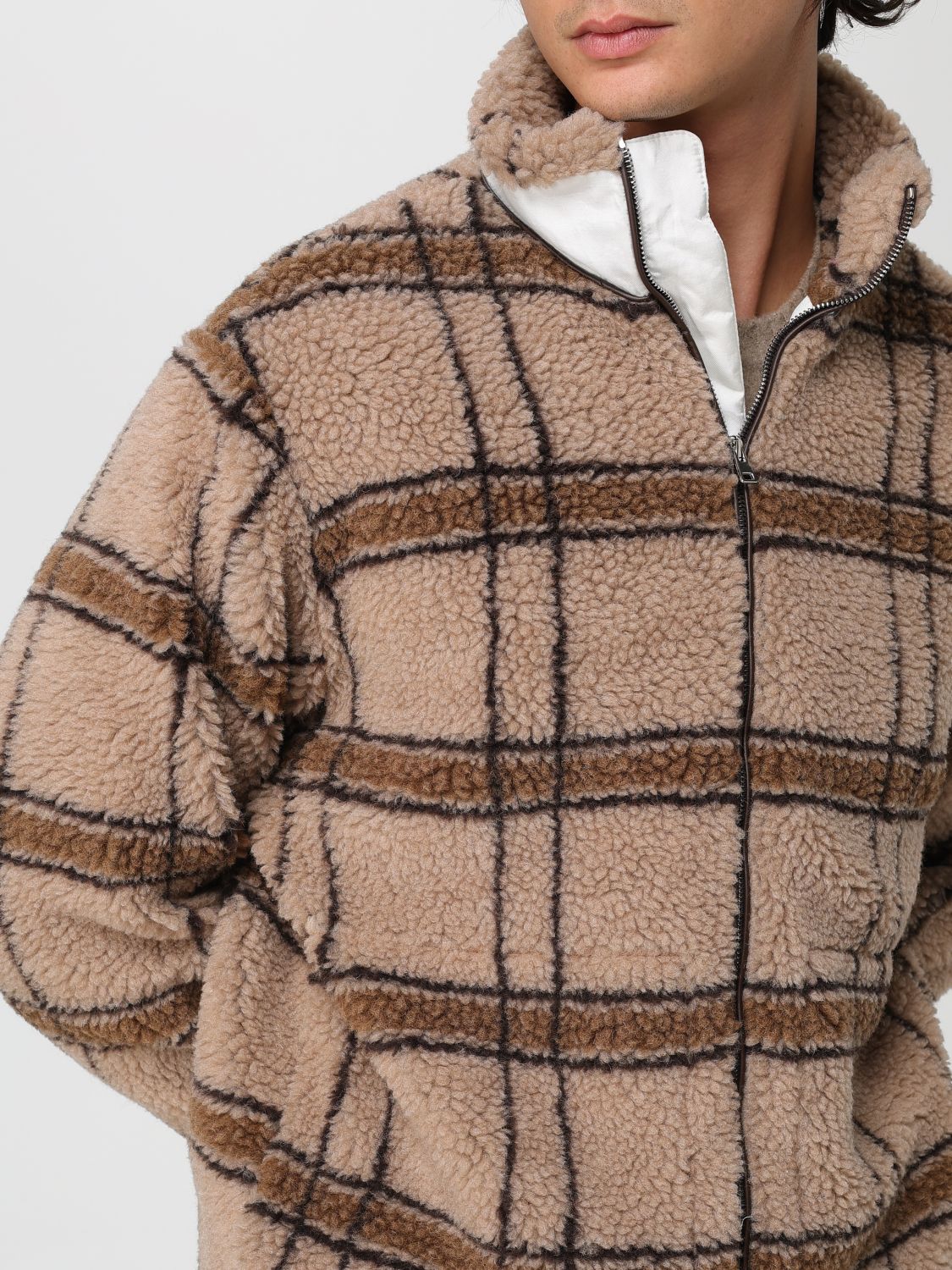 Jacket Men color Green