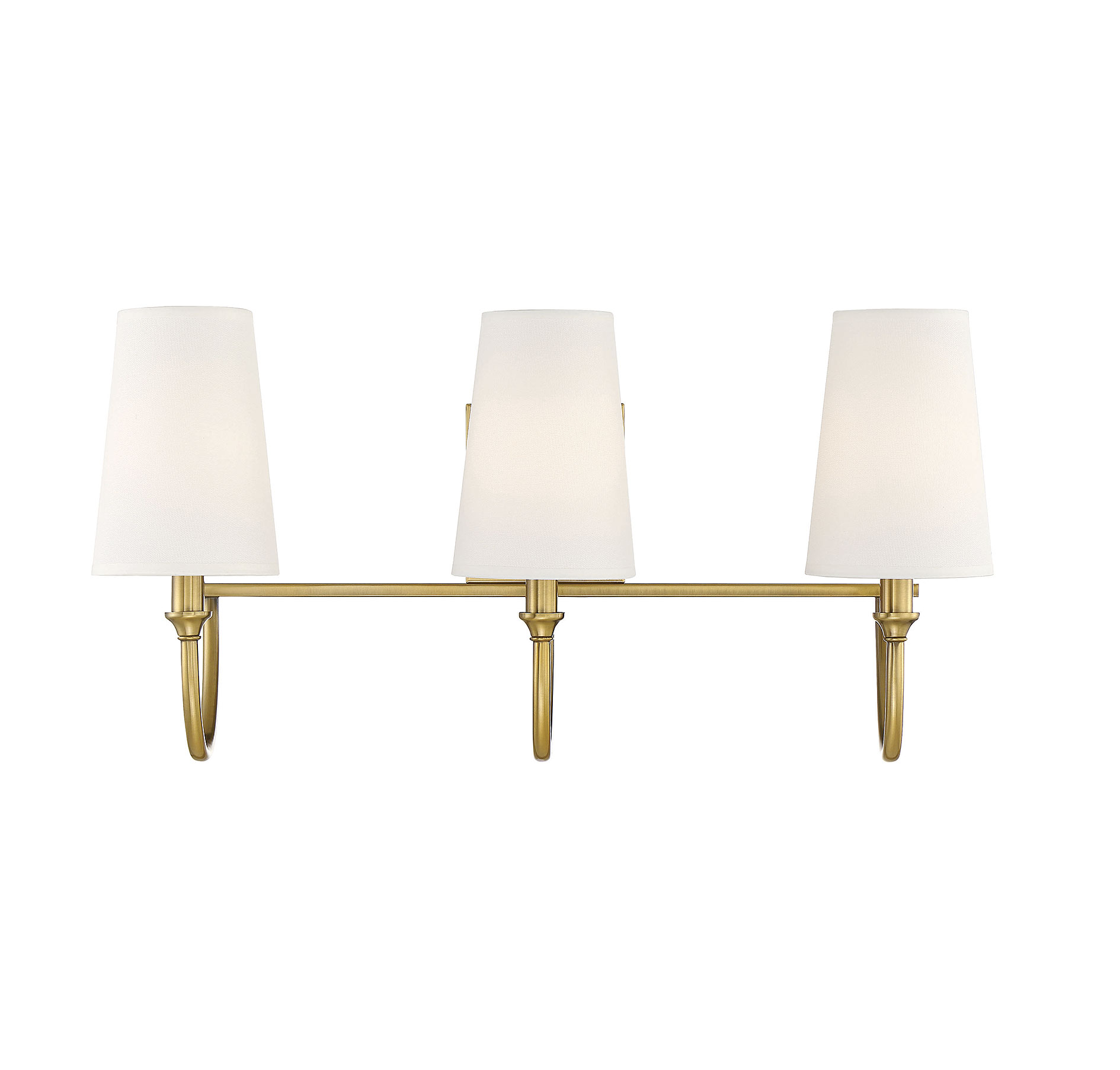 Savoy House Cameron 3-Light Bathroom Vanity Light in Warm Bras