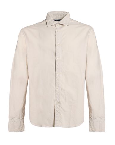 Man Shirt Cream Size 3XL Cotton