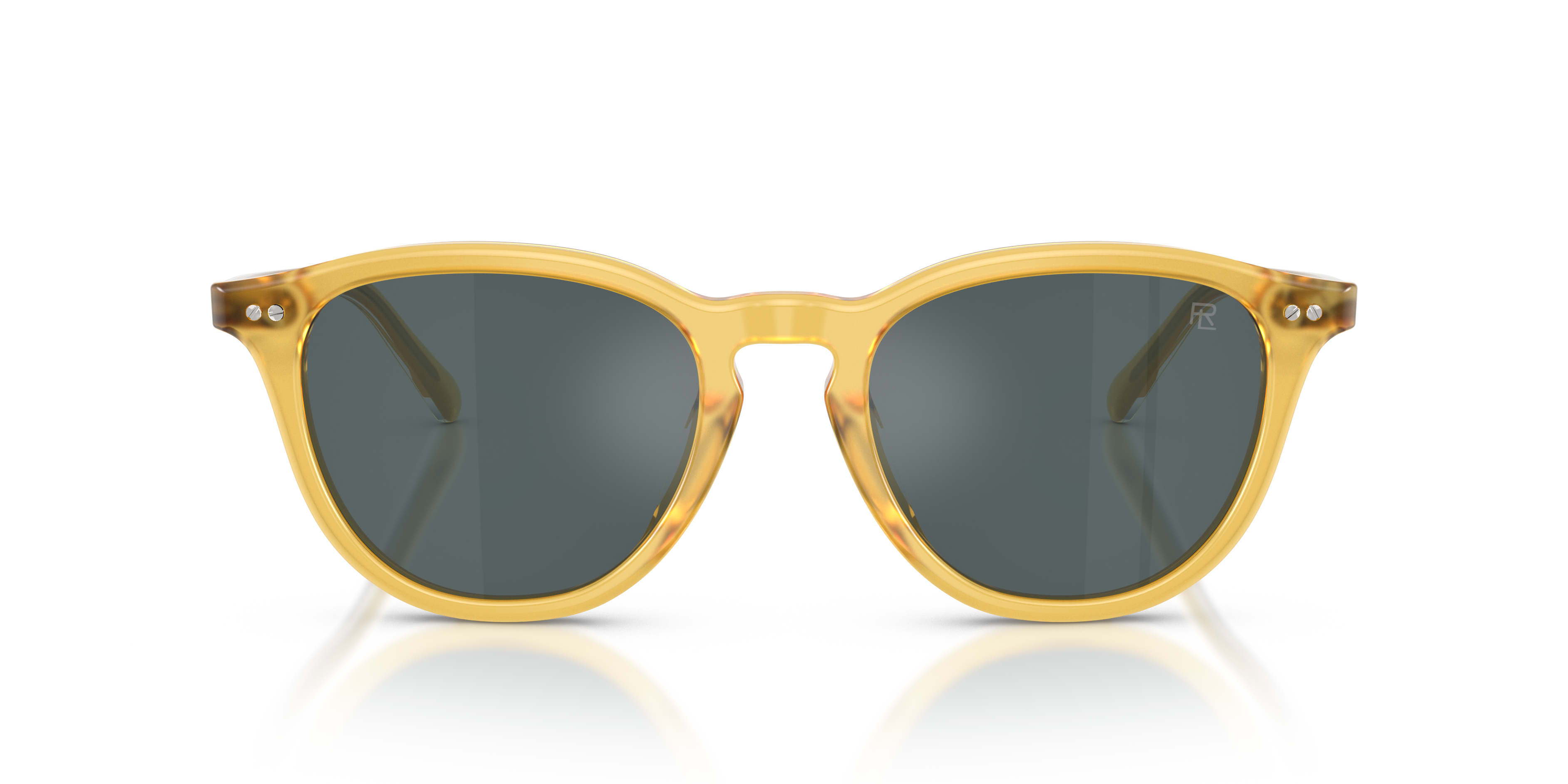 Ralph Lauren Hombre Ralph Lauren RL8241U 50053R Gafas de sol Acetato Amarillo Gris Pantos Normal reflejado