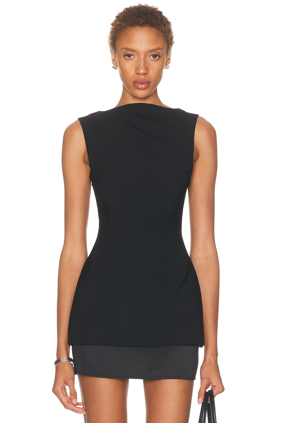 EAVES Judith Top in Black