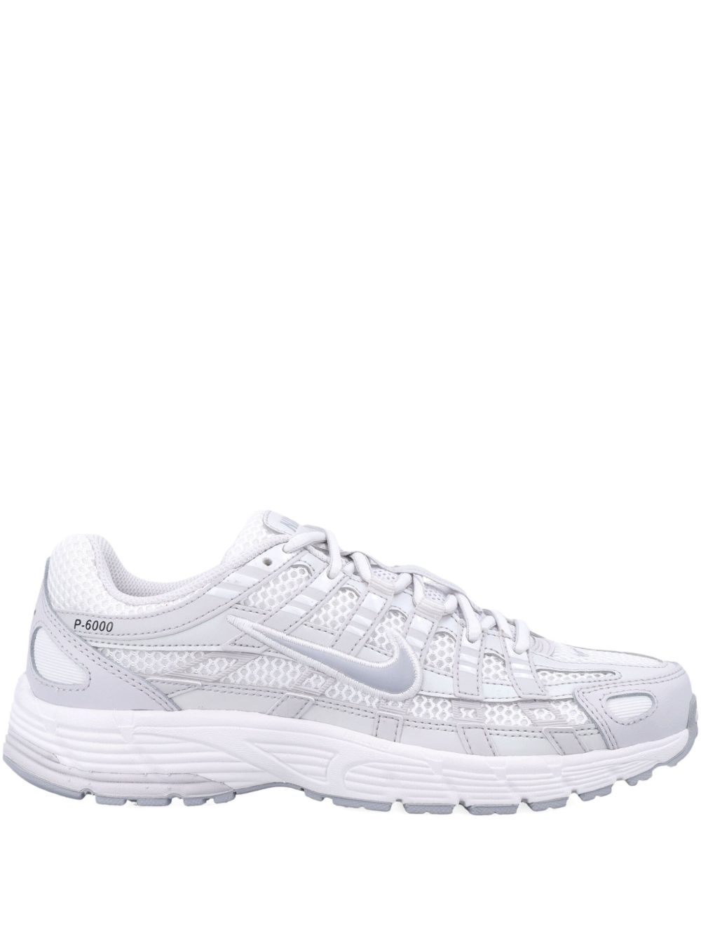 P-6000 mesh panelled sneakers - White