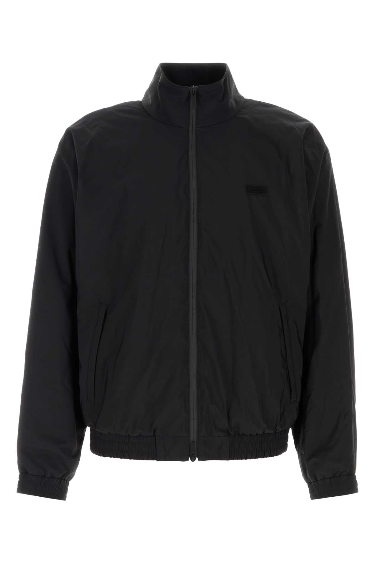 Wool Blend Jacket — Black