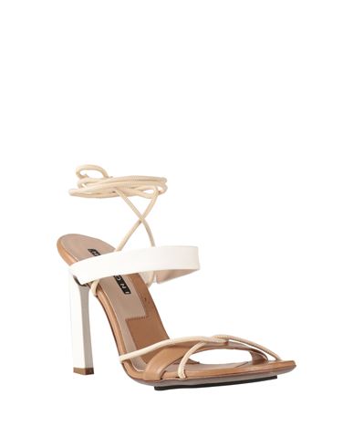 Woman Sandals Camel Size 10 Leather