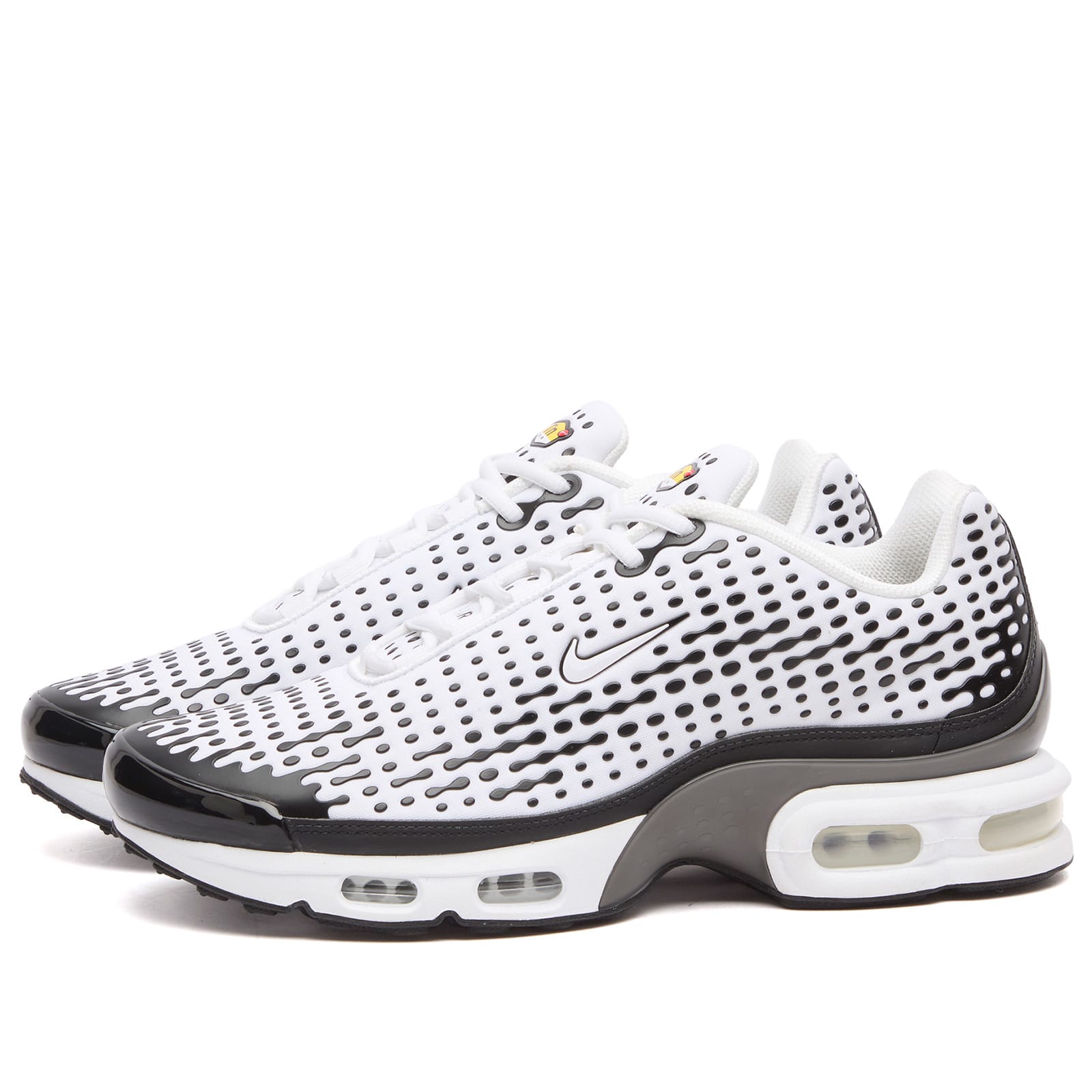 Men's Air Max Plus Vii Sneaker White/Black/Grey