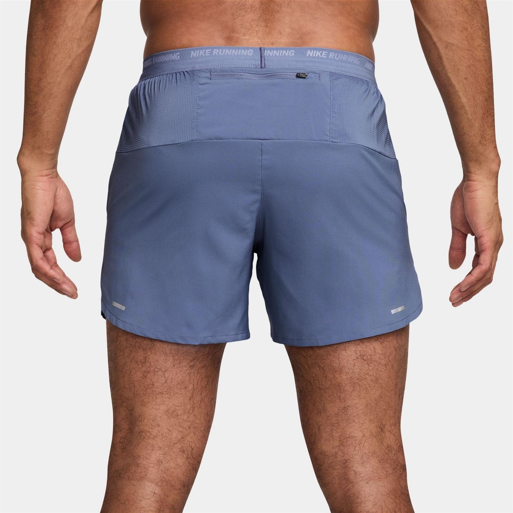 Nike Mens Dri FIT 5 Brief Lined Running Shorts in World Indigo - Blue - Sma