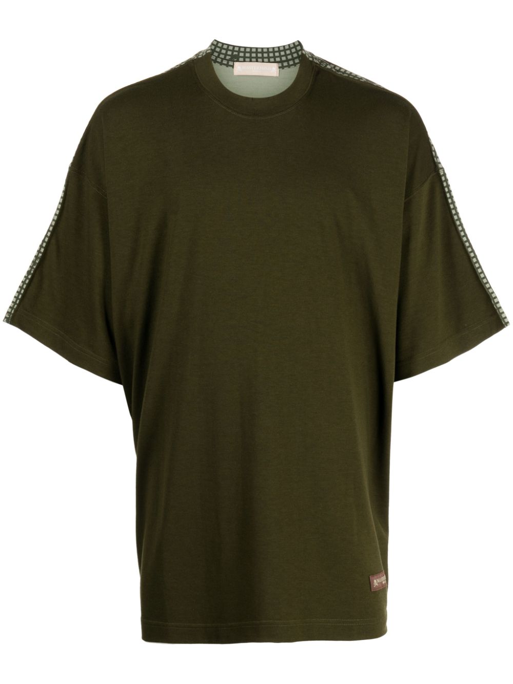 Graphic-print wool T-shirt - Green