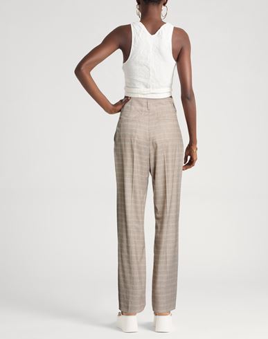 Woman Pants Camel Size 2 Wool, Cashmere, Elastane, Polyamide, Polyester