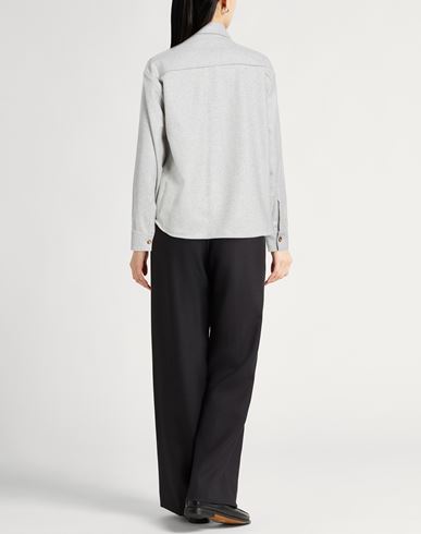 Woman Shirt Light grey Size 10 Virgin Wool, Polyamide