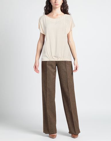 Woman Top Cream Size 4 Viscose