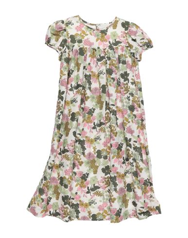 Kid Girl Kids' dress Light green Size 10 Linen, Cotton