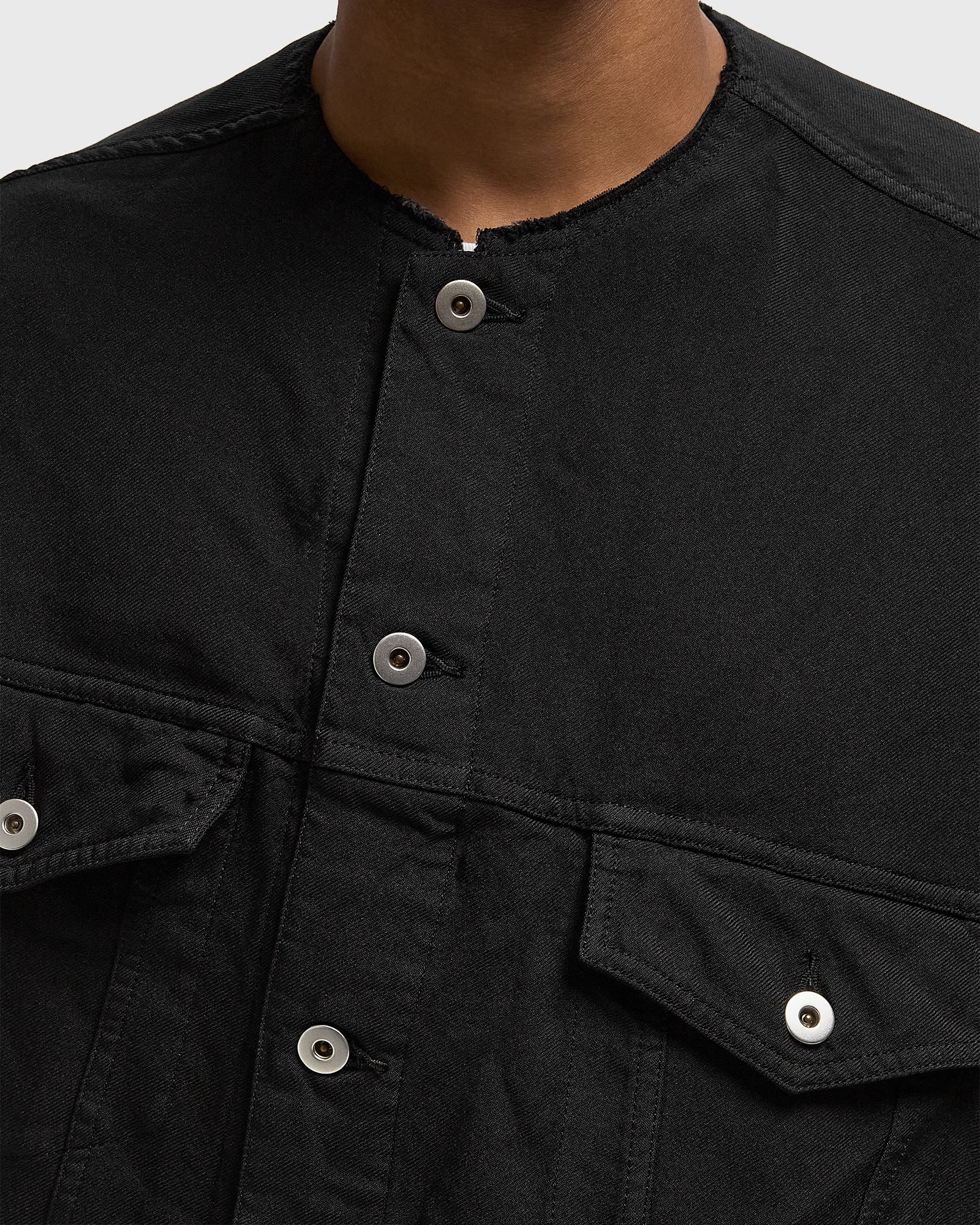 JACKET black male Denim Jackets now available at BSTN