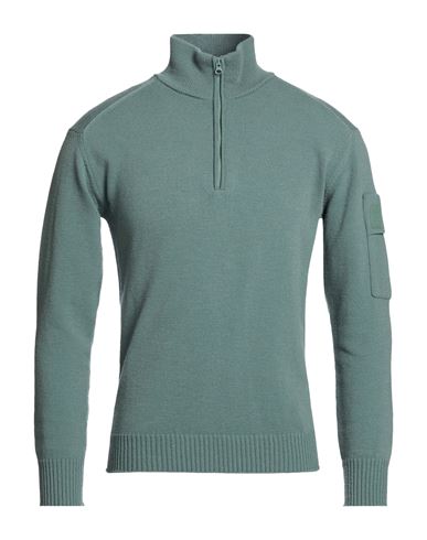 C. p. Company Man Sweater Dark green Size XS Polyamide, Wool, Polyester