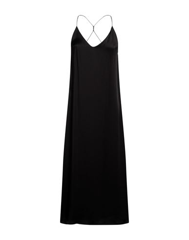 The Nina Studio Woman Maxi dress Black Size L Silk