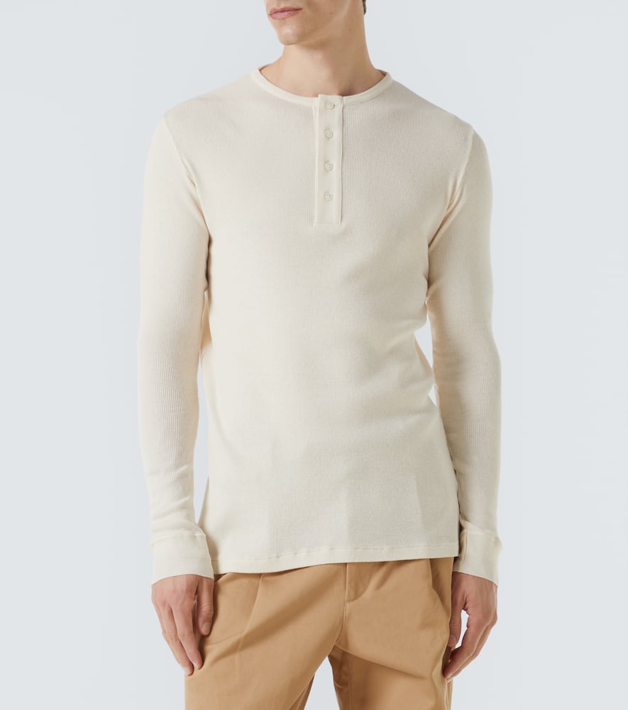Cotton Henley shirt