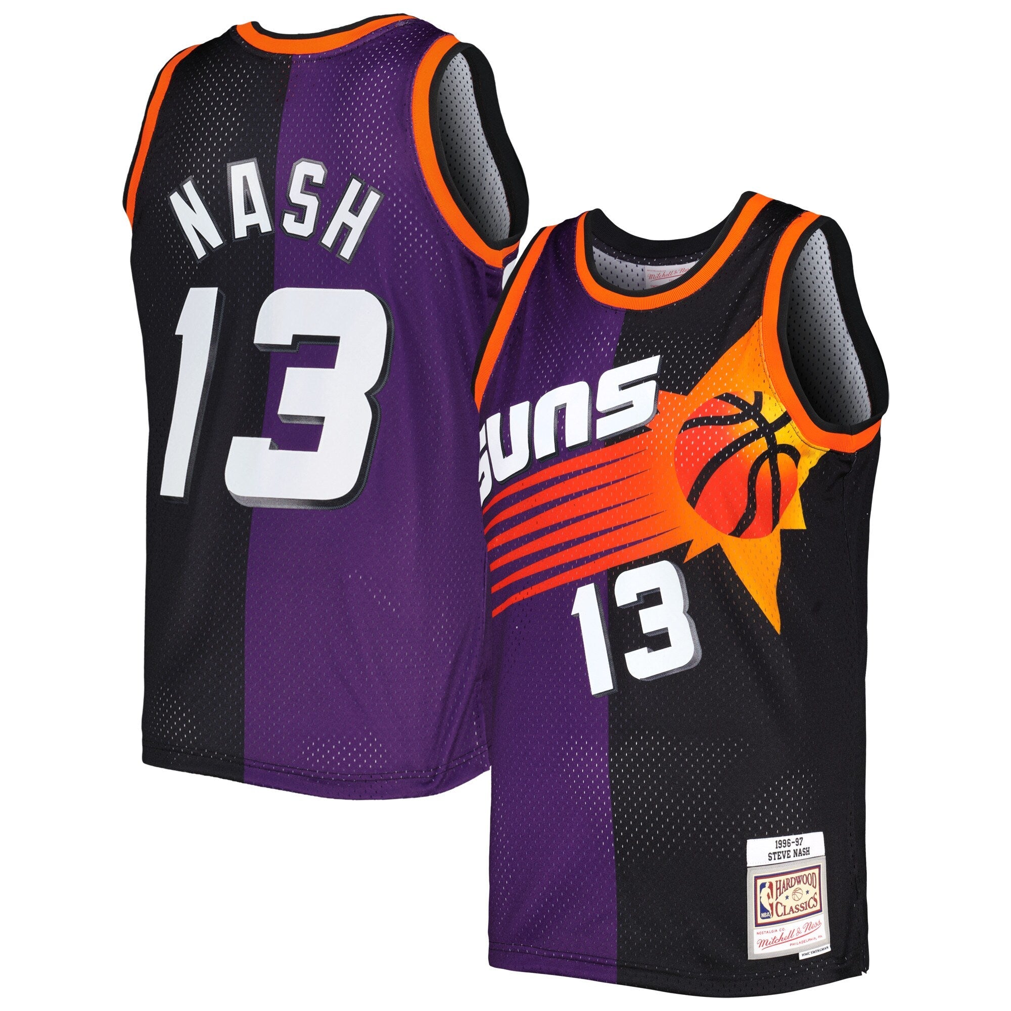 NBA Split Swingman Jersey Phoenix Suns 1996 Steve Nash
